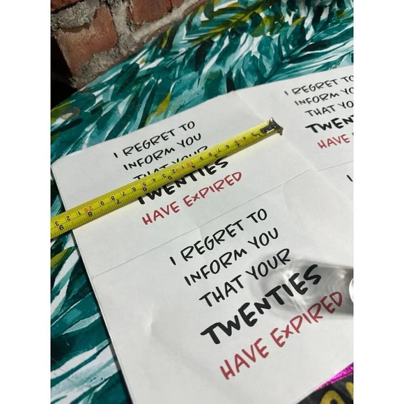 30th Birthday Shot Glass & stickers - Picture 5 of 5